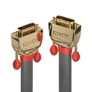Lindy 36207 DVI-Kabel 15 m DVI-D Grau
