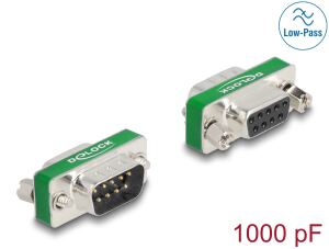 DELOCK HF/EMI Entstörfilter D-Sub 9 Pin St > Bu kapazitiv