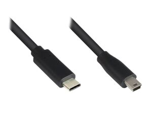 Alcasa 3310-CM030 USB Kabel USB 2.0 3 m USB C 5 x Micro-USB B 0,48 Gbit/s Schwarz