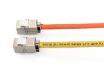 Digitus CAT 6A Keystone Modul, geschirmt mit intelligentem Kabelmanager