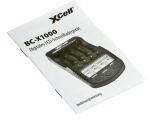 XCell Schnellladegerät BC-X1000 mit LCD-Display unbestückt