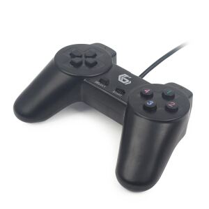 Gembird JPD-UB2-01 Gaming-Controller Schwarz USB 2.0 Gamepad PC