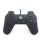 Gembird JPD-UB2-01 Gaming-Controller Schwarz USB 2.0 Gamepad PC