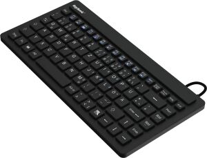 KeySonic KSK-3230IN (US) Mini-Industrie Tastatur, USB, schwarz, wasserdicht IP68