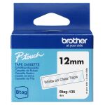 Brother BTAG-135 Etiketten erstellendes Band Weiss auf...