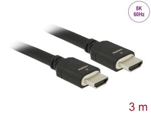 DELOCK High Speed HDMI Kabel 48 Gbps 8K 60 Hz 3 m