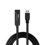 Lindy 43375 USB Kabel USB 3.2 Gen 1 (3.1 Gen 1) 20 m USB A Schwarz