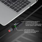Lindy 43375 USB Kabel USB 3.2 Gen 1 (3.1 Gen 1) 20 m USB A Schwarz