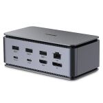 Lindy 43372 laptop-dockingstation & portreplikator Andocken USB4 Anthrazit