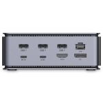 Lindy 43372 laptop-dockingstation & portreplikator Andocken USB4 Anthrazit
