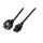 EFB Elektronik EK508SW.3 Stromkabel Schwarz 3 m Netzstecker Typ E+F C13-Koppler