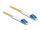 DELOCK LWL Kabel LC Duplex zu LC Duplex Multimode OS2 2 m