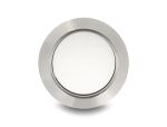 DELOCK Drucktaster zum Einbau 12 mm 2 x Schraubklemme weiß