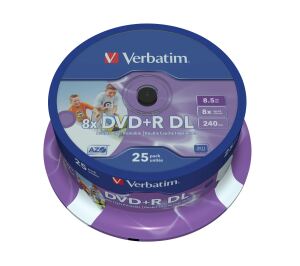 Verbatim 43667 DVD-Rohling 8,5 GB DVD+R DL 25 Stück(e)