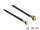 DeLOCK 89649 Koaxialkabel 1.13 0,3 m MHF (I-PEX) MHF IV/ HSC MXHP32 Schwarz, Gold