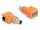 DELOCK M12 Adapter A-kodiert 8 Pin Stecker zu RJ45 Buchse