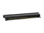 Equip 24-Ports Cat.6 Geschirmtes Patch Panel, schwarz