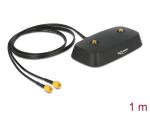 DELOCK WL-Antenne LTE MIMO Standfuß 2x SMA Buchse...