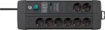 Brennenstuhl Premium-Line DUO ÜSS 8fach schwarz