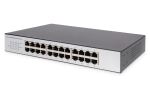 Digitus 24-Port Fast Ethernet Switch, 19 Zoll, Unmanaged