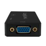 LogiLink CV0109 Videokabel-Adapter 0,15 m DisplayPort VGA + HDMI + DVI Schwarz
