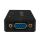 LogiLink CV0109 Videokabel-Adapter 0,15 m DisplayPort VGA + HDMI + DVI Schwarz