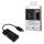 LogiLink CV0109 Videokabel-Adapter 0,15 m DisplayPort VGA + HDMI + DVI Schwarz
