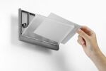 Durable 486637 Zeichenhalter und Informationsstand Schilderhalter A5 Kunststoff Graphit