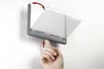 Durable 486637 Zeichenhalter und Informationsstand Schilderhalter A5 Kunststoff Graphit