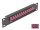 DELOCK 10" LWL Patchpanel 12 Port SC Simplex violett 1HE