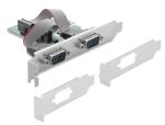 DELOCK PCI Express Karte zu 2 x Seriell RS-232