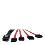 Inter-Tech SFF 8087 - 4 x SATA 1m Schwarz