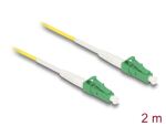 DELOCK Kabel LWL LC-APC zu LC-APC Simplex Singlemode OS2 2m