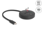 DeLOCK M.2 Dockingstation für M.2 NVMe / SATA SSD mit USB 10 Gbps USB Type-C Stecker