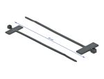 DELOCK Kabelbinder L 100 x B 2,5 mm schwarz 10 Stück