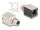 DeLOCK M12 Adapter X-kodiert 8 Pin Buchse zu RJ45 Buchse Cat.6A STP geschirmt gerade