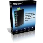 Trendnet TI-PG541i Managed L2+ Gigabit Ethernet (10/100/1000) Power over Ethernet (PoE) Schwarz