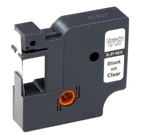 G&G Schriftband 15569 Kompatibel ersetzt Dymo 45010 S0720500 - Kompatibel Transparent
