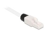 DELOCK RJ45 Stecker werkzeugfrei Cat.6A UTP mit Mutter