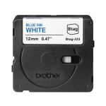 Brother BTAG-233 Etiketten erstellendes Band Blau auf weiss