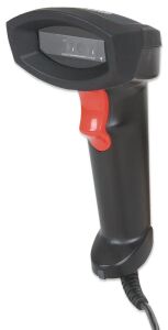 Manhattan CCD Barcodescanner für Industrieanwendungen, 500 mm Scanreichweite, robustes Gehäuse, USB, Schutzklasse IP54