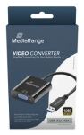 MediaRange MRCS230 Videokabel-Adapter 0,2 m USB Typ-A VGA (D-Sub) Schwarz