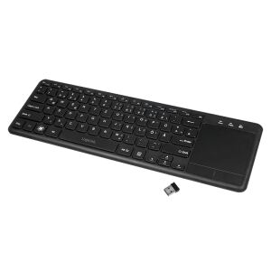 LogiLink ID0188 Tastatur Haus RF Wireless QWERTZ Schwarz