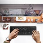 LogiLink ID0188 Tastatur Haus RF Wireless QWERTZ Schwarz