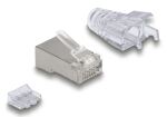 DeLOCK 67177 Drahtverbinder RJ45 Silber, Transparent