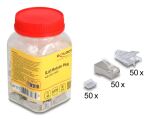 DeLOCK 67177 Drahtverbinder RJ45 Silber, Transparent
