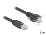 DELOCK Kabel RJ45 St. zu RJ45 St. mit Schraubenabstab. 20 mm