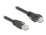 DELOCK Kabel RJ45 St. zu RJ45 St. mit Schraubenabstab. 20 mm