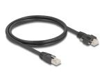 DELOCK Kabel RJ45 St. zu RJ45 St. mit Schraubenabstab. 20 mm