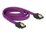 SATA-Kabel Delock SATA III -> SATA St/St 1.00m violett Pr